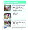 HANDWASHING: CLEAN WATER Cling POSTER (FRENCH) HANDWASHING: CLEAN WATER Cling POSTER (FRENCH)